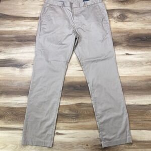 Bonobos Chino Pants Mens 35x32 Wednesday Cotton Stretch Weekday Warrior Khaki